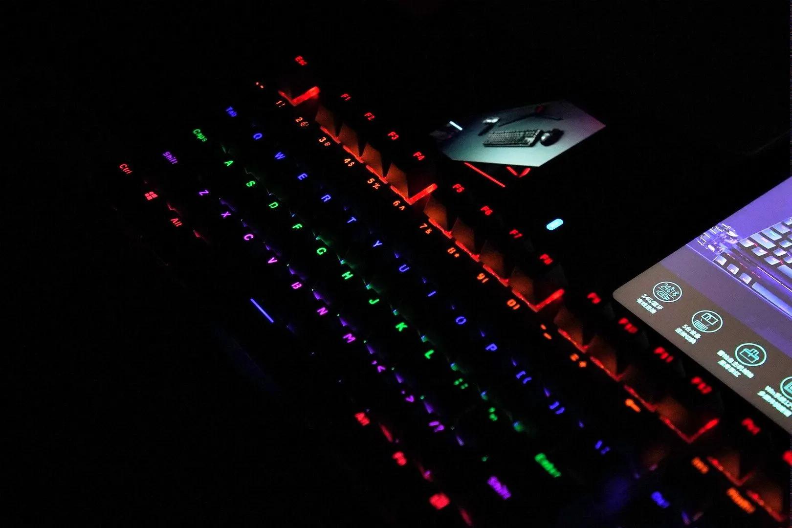 雷柏V500PRO-87多模机械键盘——日常办公键盘升级好选择