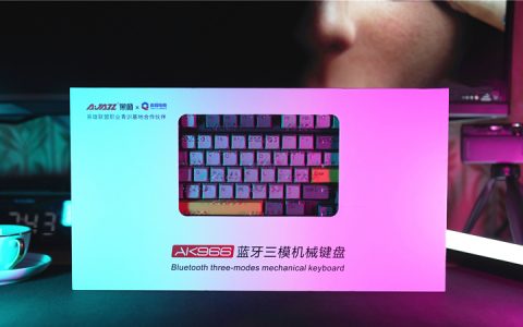 黑爵（AJAZZ）AK966机械键盘评测：三模连接，全键热插拔，RGB背光，MDA热升华键帽！
