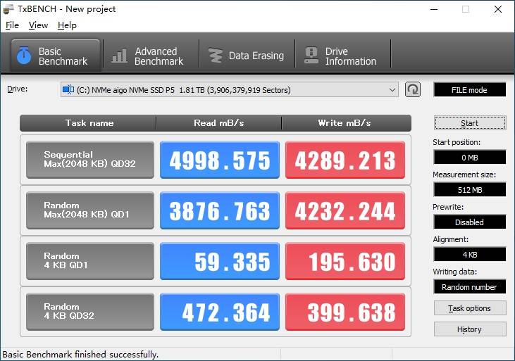 如果你对数据存储速度有需求，可以试试aigo P5000 PCIe4.0固态硬盘