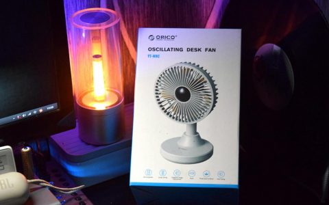 桌面改造缺台实用风扇，这静音柔风摇头的ORICO风扇，感觉没选错
