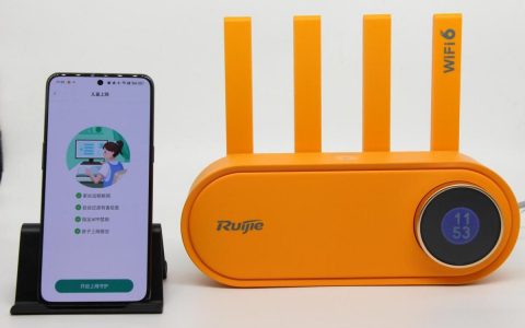 锐捷（Ruijie）小白X30PRO无线路由器评测：旋转智慧屏幕，轻松管理孩子上网