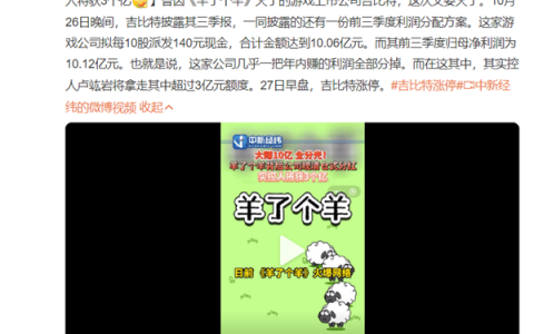 背后公司分红10亿！《羊了个羊》就这么赚钱？真相你想不到