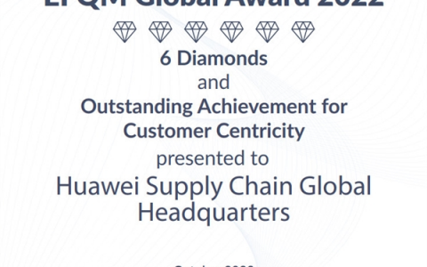 华为又拿国际大奖！首家获奖的中国公司