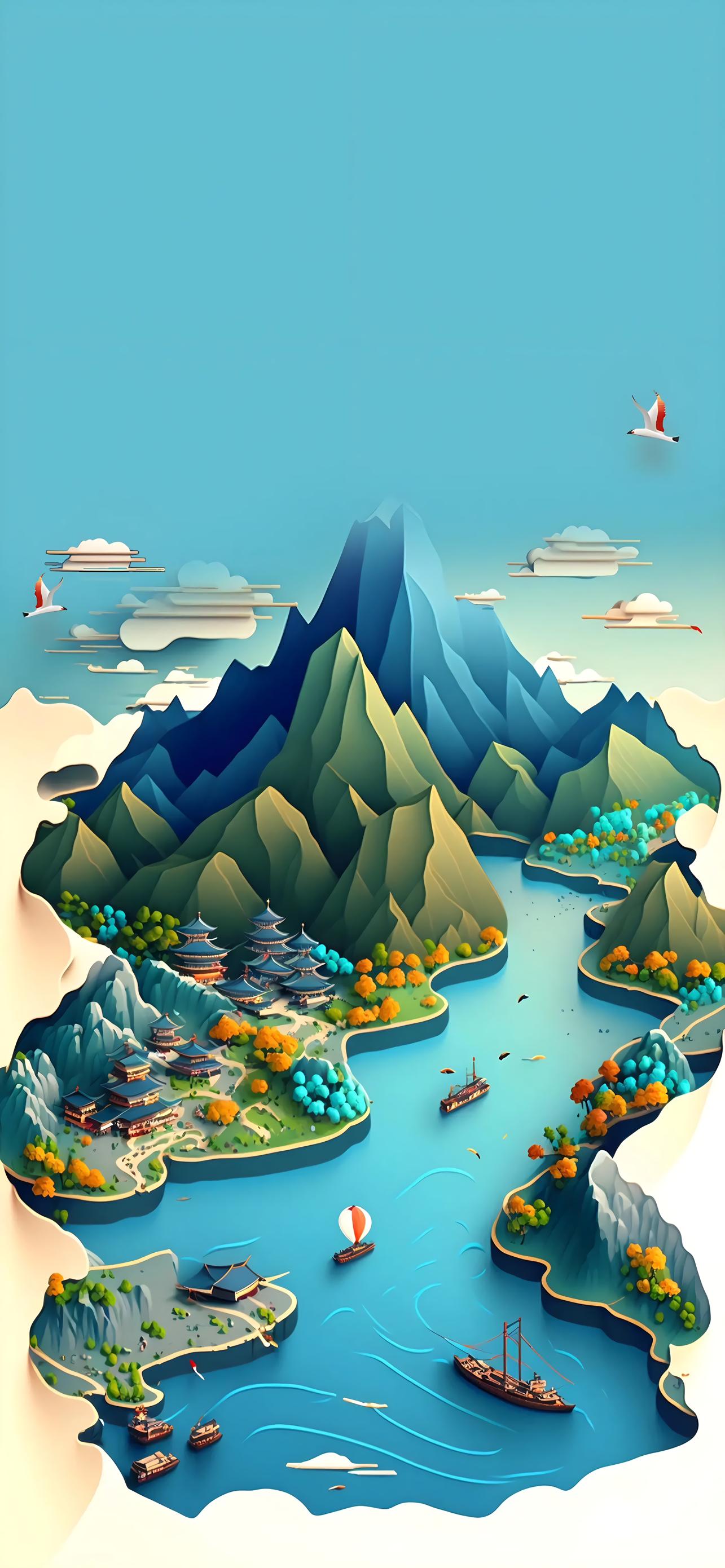 3D立体手机创意壁纸，个性潮流壁纸推荐一波